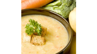 Hearty Potato and Cheddar Soup With Bacon
