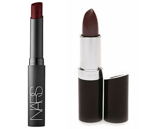 NARS and Rimmel fall lipsticks. 