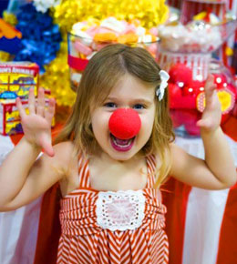 Circus themed birthday party.