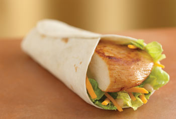 Wendy's Grilled Go Wrap. 