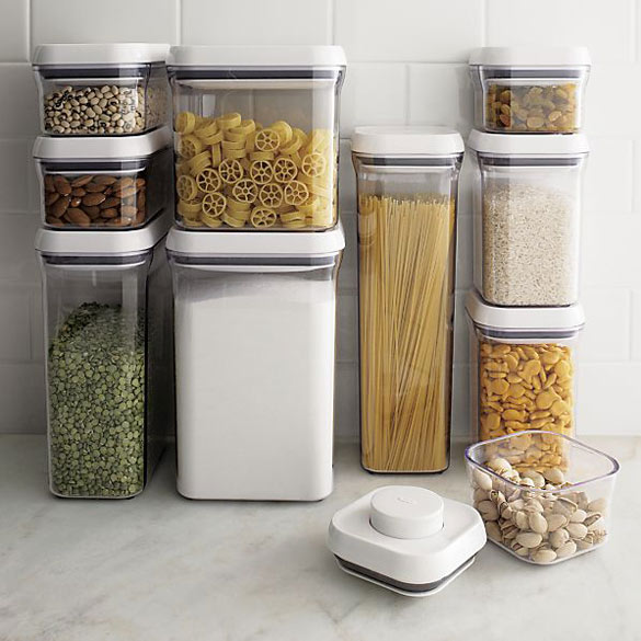 Organize ingredients and keep them fresh. 