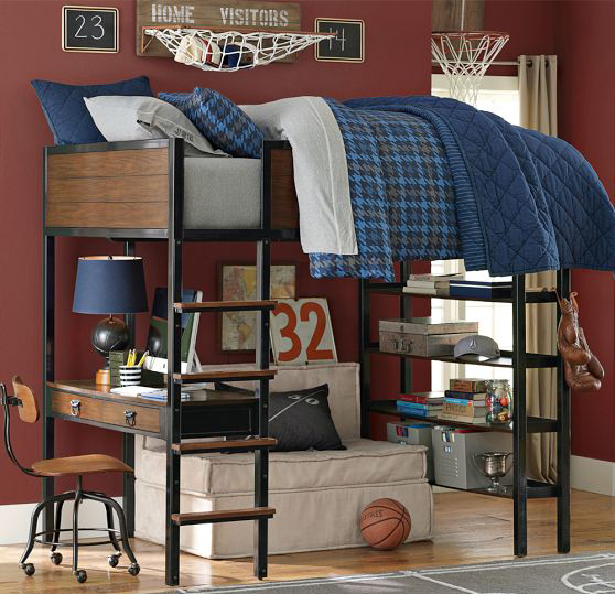 kids-furniture-loft-bed