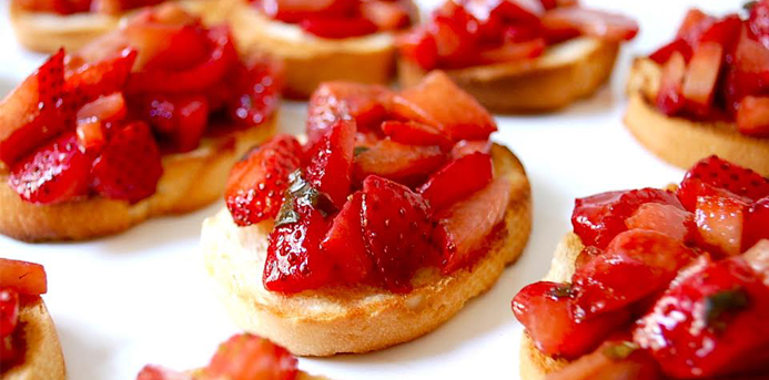 Recipes: Strawberry Bruschetta | makeitbetter.net