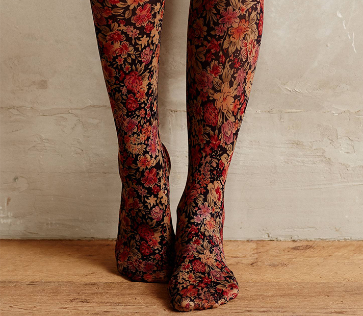 Anthropologie Pure Good Color Palette Tights, $15, Anthropologie