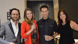 Burdeen's Jewelry owner Matthew Burdeen, Laura Sjolseth, Raymond Sjolseth and Rada Burdeen.