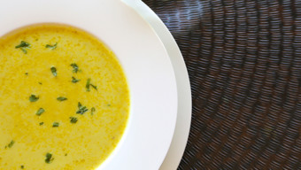 Curried Cauliflower Soup Recipe | makeitbetter.net