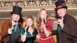 Carolers at 2015 St. Nicholas Ball