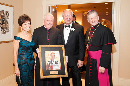 St. Nicholas Ball Co Chairs, Archbishop Cupich and Monsignor Boland