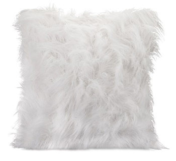 Layla Grace Arctic Faux Fur Throw Pillow