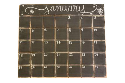 Home: Wayfair calendar chalkboard