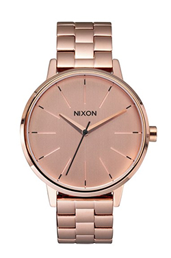 nixon rose gold watch