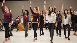 "Another Word for Beauty" rehearsals at Goodman Theatre