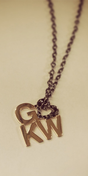 Modern Family Monogram Necklace from Laurel & Bleau