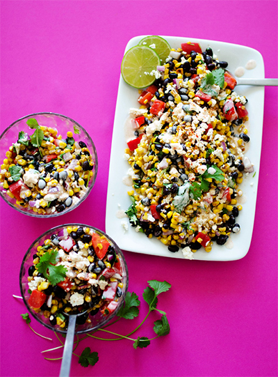 Live Eat Learn's Mexican Street Corn Salad