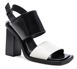 Mari Leather Heels — Forward