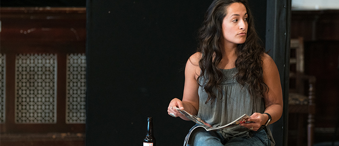 Rehearsal for "Between Riverside and Crazy" at Chicago's Steppenwolf Theatre Company