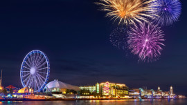 Fireworks at Chicago's Navy Pier