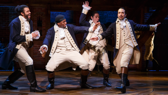"Hamilton" on Broadway