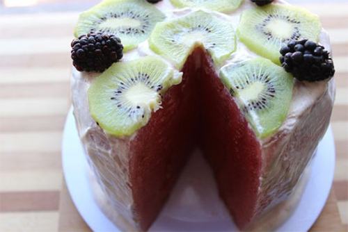 No-Bake Watermelon Cake from Food Heaven Made Easy