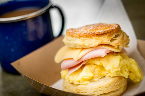 The Ham & Cheese Biscuit Sandwich from Biscuit Man