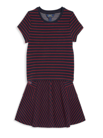 Ralph Lauren Girl's Two-Piece Striped Top & Skirt Set, $38, Saks Fifth Avenue