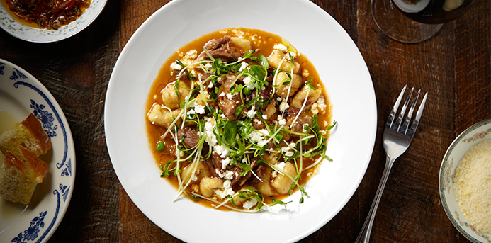 Highwood's Disotto: Gnocchi with Braised Lamb Sugo