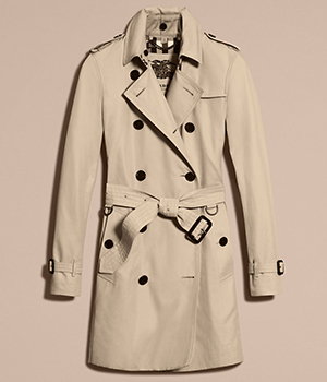 Burberry: The Kensington Mid-length Heritage Trench Coat
