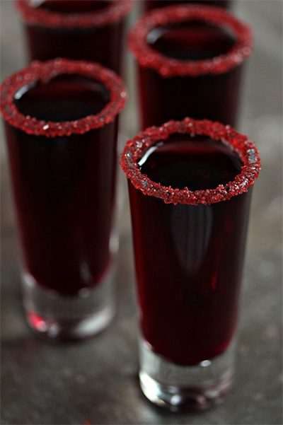 Halloween Recipes: Walker Blood Sangria from Cravings of a Lunatic