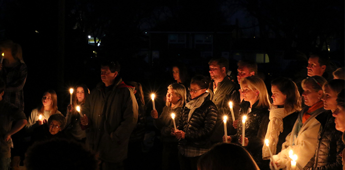 Student Alliance for Homeless Youth's Candlelight Vigil