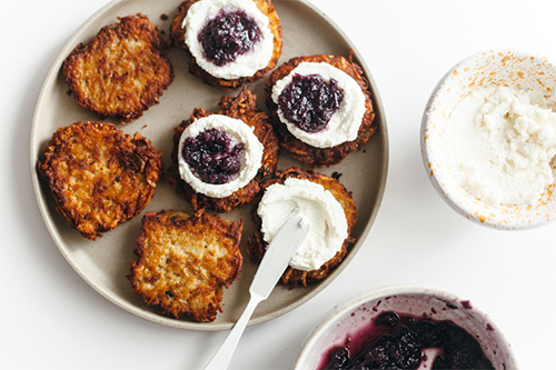 Recipe: Grape and Ricotta Latkes from My Name is Yeh