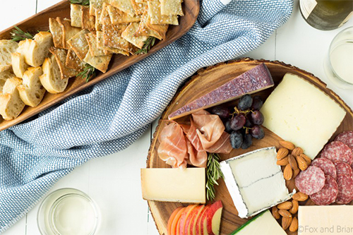Recipe: Rosemary Sea Salt Crackers and a Cheese Board from Fox and Briar