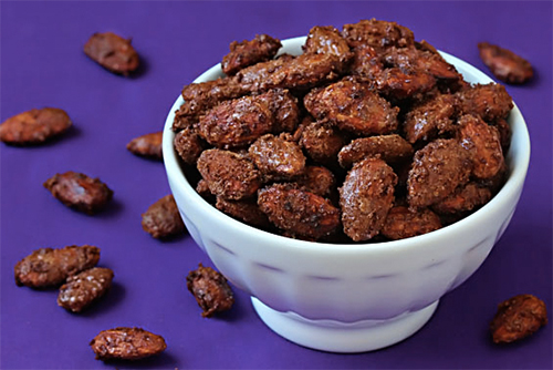 Recipe: Spiced Cocoa Roasted Almonds from Gimme Some Oven