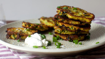 Smitten Kitchen’s Potato, Scallion and Kale Cakes