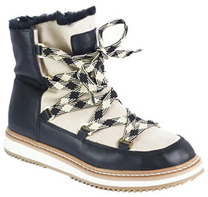 Kate Spade Samira Leather and Faux Fur-Lined Boots