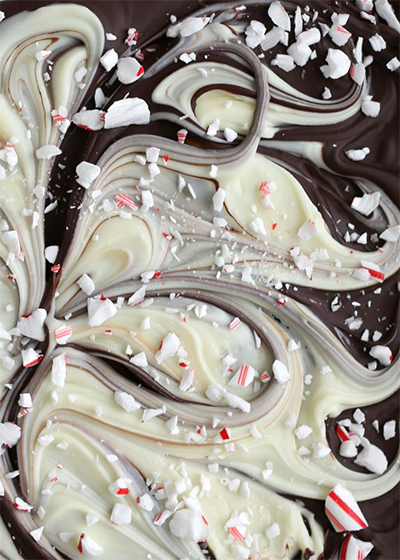 Recipe: 5-Minute Peppermint Bark from Barefeet in the Kitchen