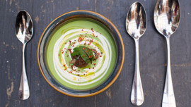 Cindy's Chilled English Pea Soup