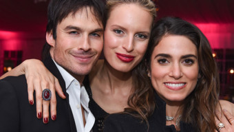 Ian Somerhalder, Karolina Kurkova and Nikki Reed