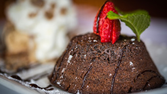 Chocolate Lava Cake available on Park Tavern's Restaurant Week Menu.