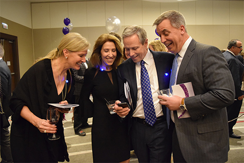 The Cove School Raises $500,000: Amy and Chris McCormish with Maureen and Kim Klatt