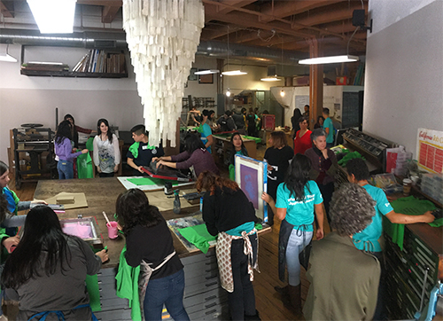 Embarc: Volunteers and high school students