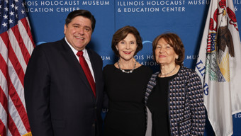 Illinois Holocaust Museum Humanitarian Awards Dinner: J.B. Pritzker, Laura Bush and Fritzie Fritzshall