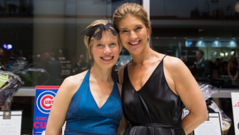 Blazin' Babes Masquerade Ball: Renata Merino Bregstone and Pam Udell