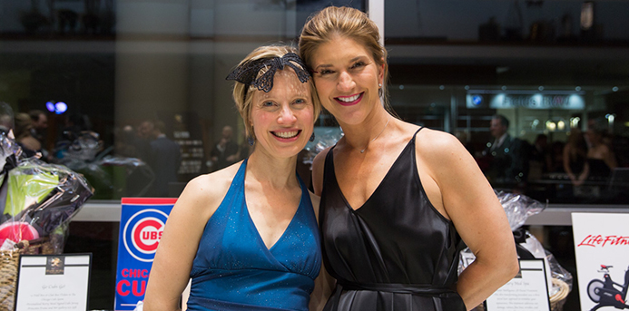 Blazin' Babes Masquerade Ball: Renata Merino Bregstone and Pam Udell