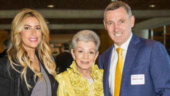 Mona Savard, Jill Mikita and Denis Savard at Alzheimer's Association Oak Brook Reason to Hope on April 6