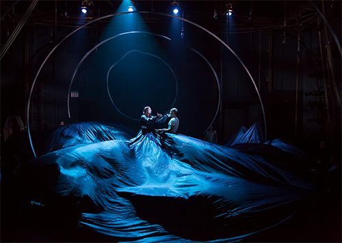 Lookingglass Theatre's Moby Dick: Artistic Associate Kasey Foster and Ensemble Member Kareem Bandealy
