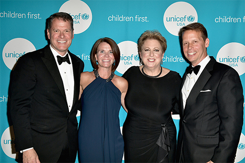 UNICEF Hope Gala: John Luce, Amy Brown, Caryl Stern and Rob Brown