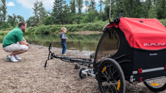 Burley Honey Bee Bike Trailer