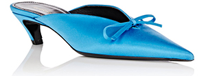 Summer Shoes: Balenciaga Broken-Heel Satin Mules