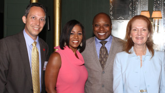 Chicago Child Care Society: Curt Holyfield, CEO Dara Munson, John McClendon, Francia Harrington