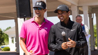 Golf.Give.Gala.: Michael Phelps and Jason Day